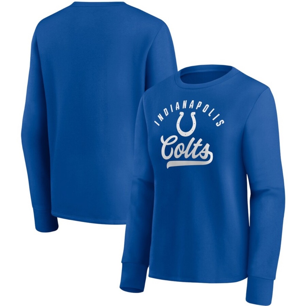 NWT Indianapolis Colts Fanatics Royal Ultimate Style Pullover Sweatshirt